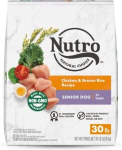 Nutro Food For Senior Dogs with sensitive stomach